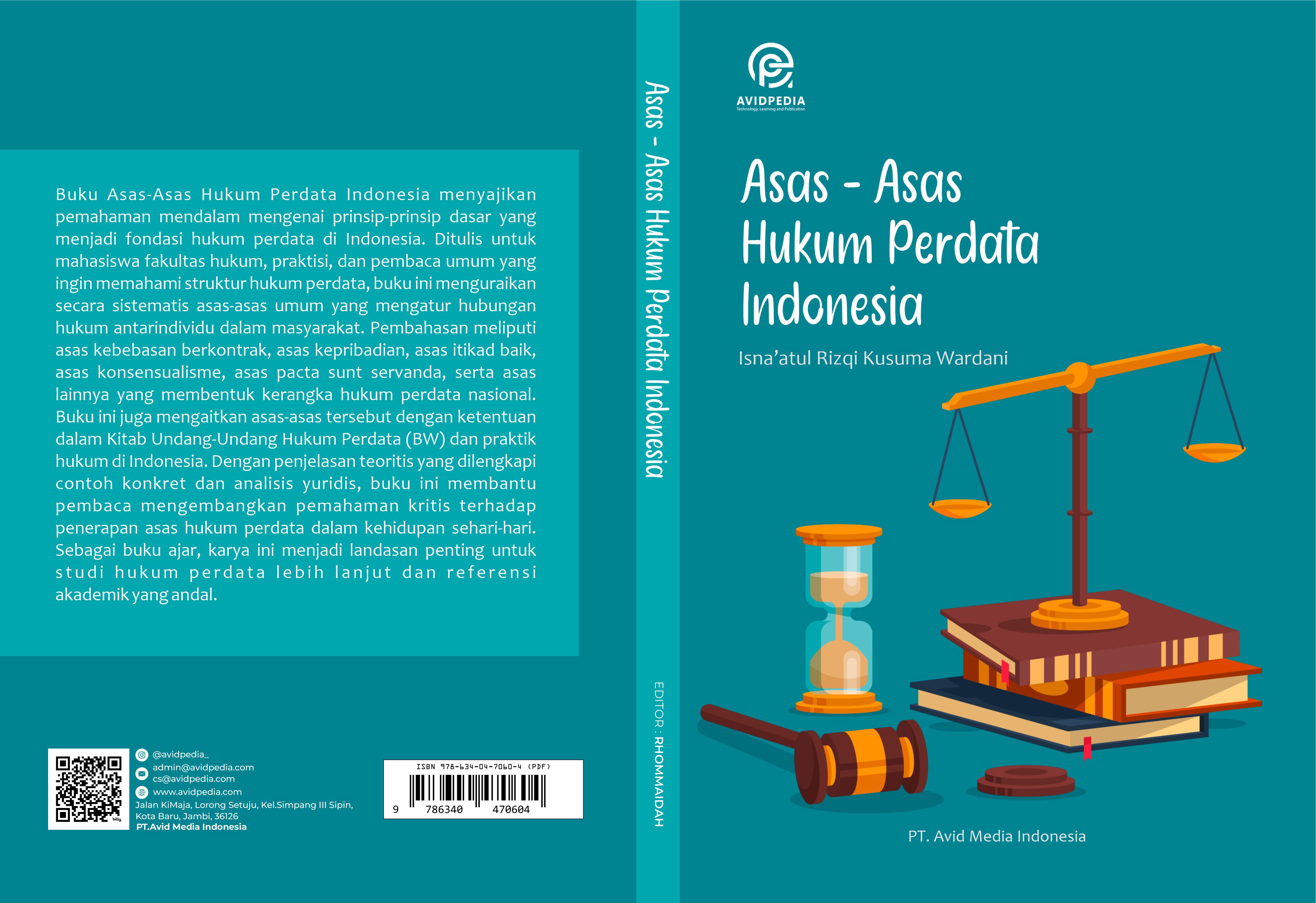 Asas-Asas Dalam Hukum Perdata